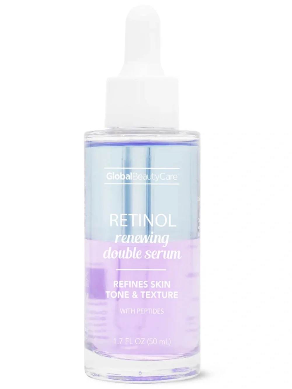 Global Beauty Care Retinol Renewing Double Serum. Size: 1.7 fl oz (50 mL). NEW!